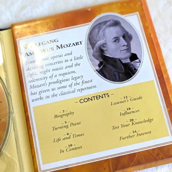 NEW - Mozart Musical Collection CD with Information Booklet - Picture 5 of 5